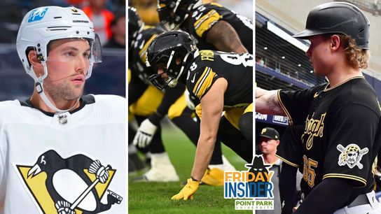 Point Park University Friday Insider: Dumoulin not overthinking ... More two-tight-end sets? ... The Pirates' hitting plan taken at PPG Paints Arena (Friday Insider)